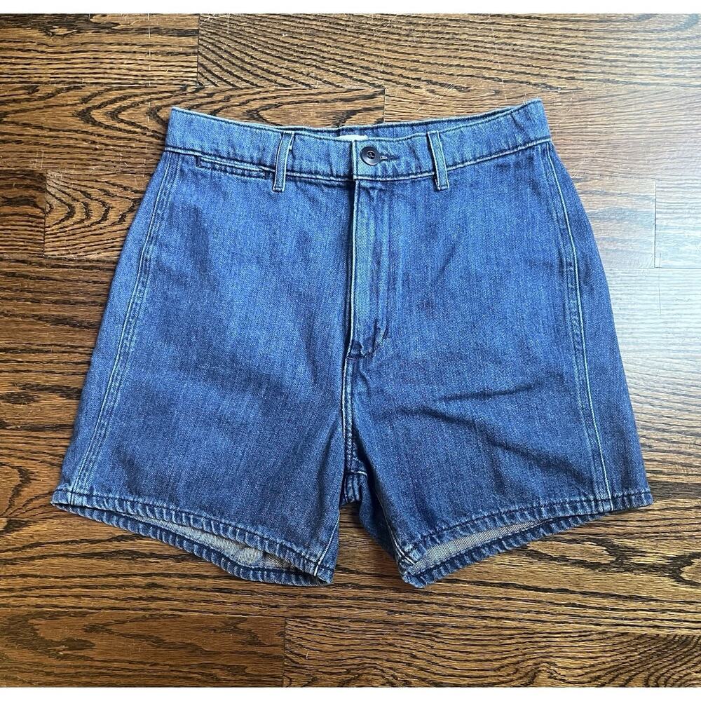 Wilfred free women denim/ jean high rise shorts size 6 blue